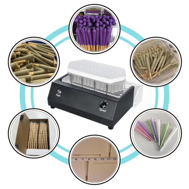 Time Time ประหยัดกรวยรีดเครื่องไส้สำหรับ King Size 109mm Pre Rolled Cones
